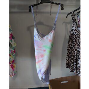 NWT Salt + Cove Juniors' Strappy Crossback One-Piece Tie-Dye Size S $50 FF292